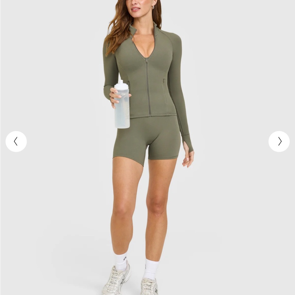 Oner Active Soft Motion Zip Up Jacket - Alpine Green
